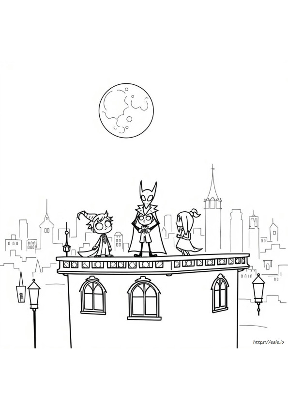 Hazbin Hotel De Colorat