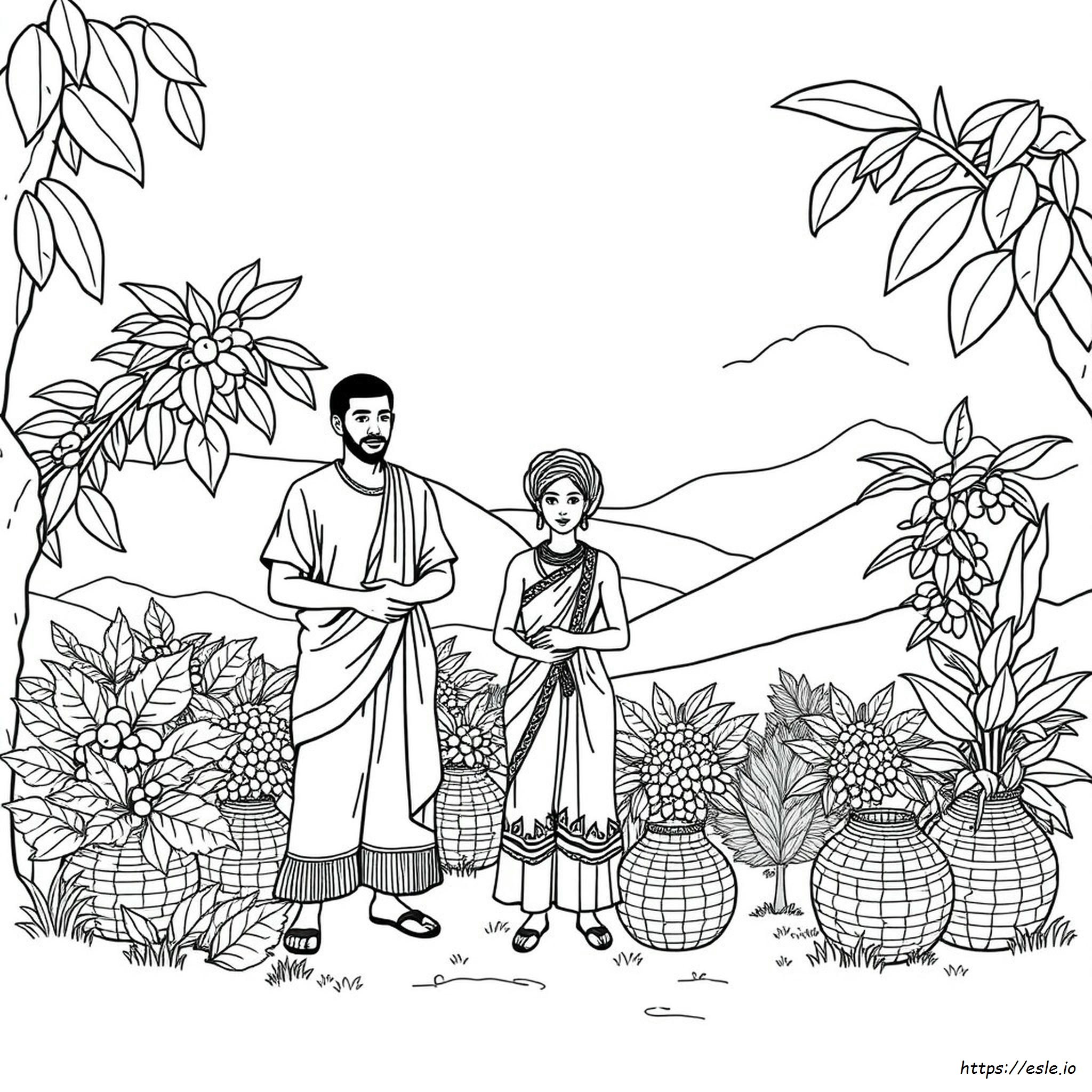 Ethiopia Coloring Pages