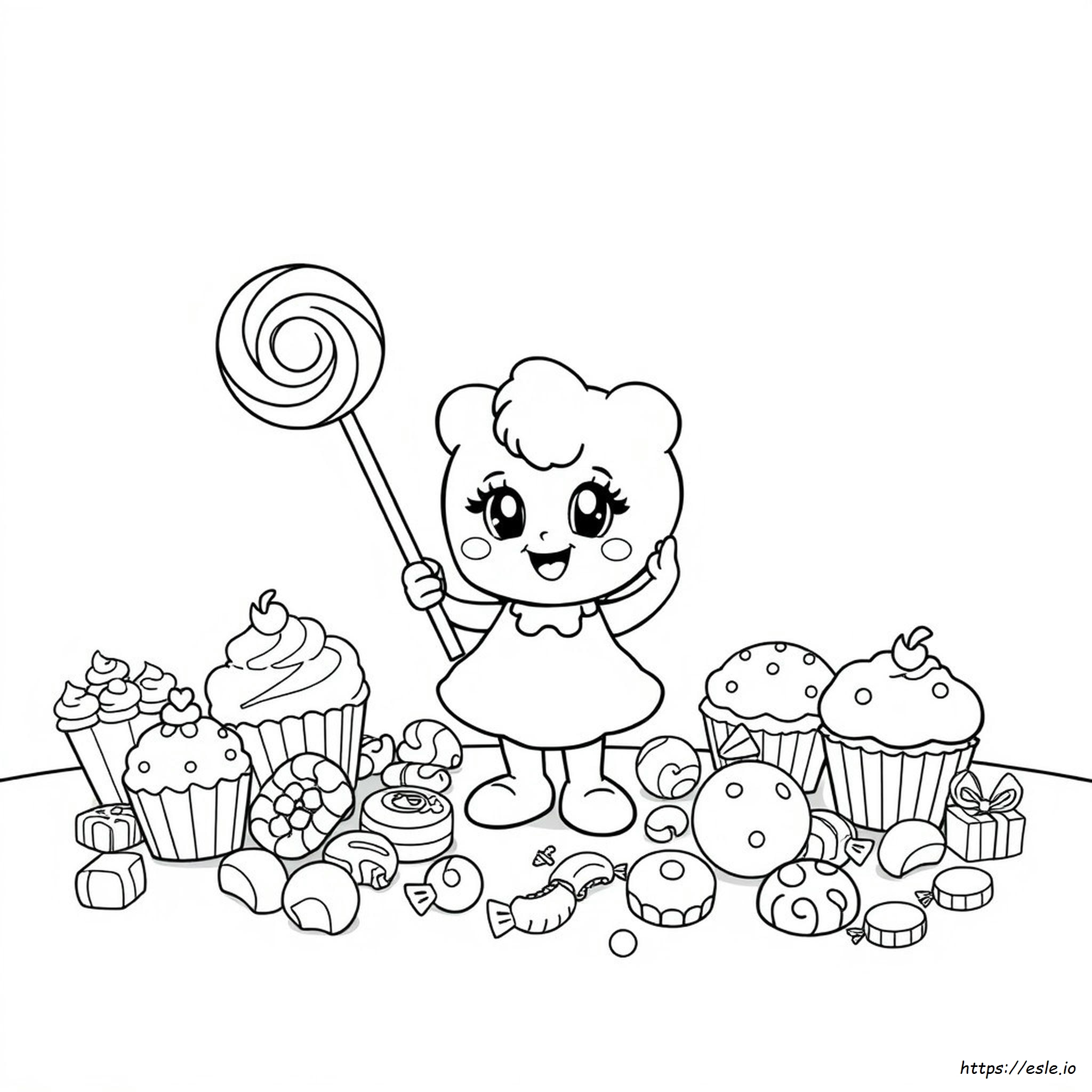 Coloring Pages Of Sweets