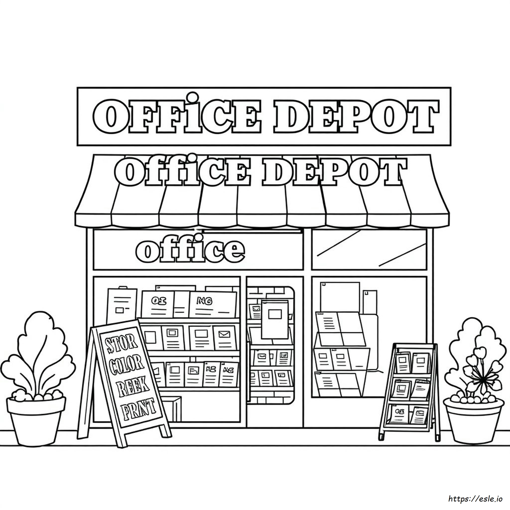 Pagina Da Colorare Da Stampare Office Depot