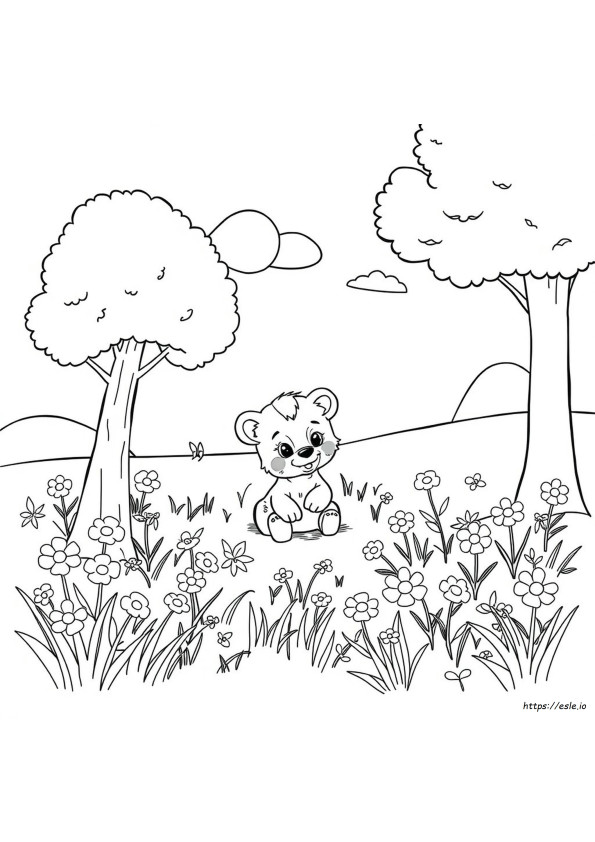 Cubs Coloring Sheet
