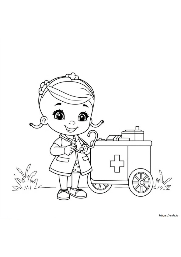 Darmowe Kolorowanki Doktor Dosia
