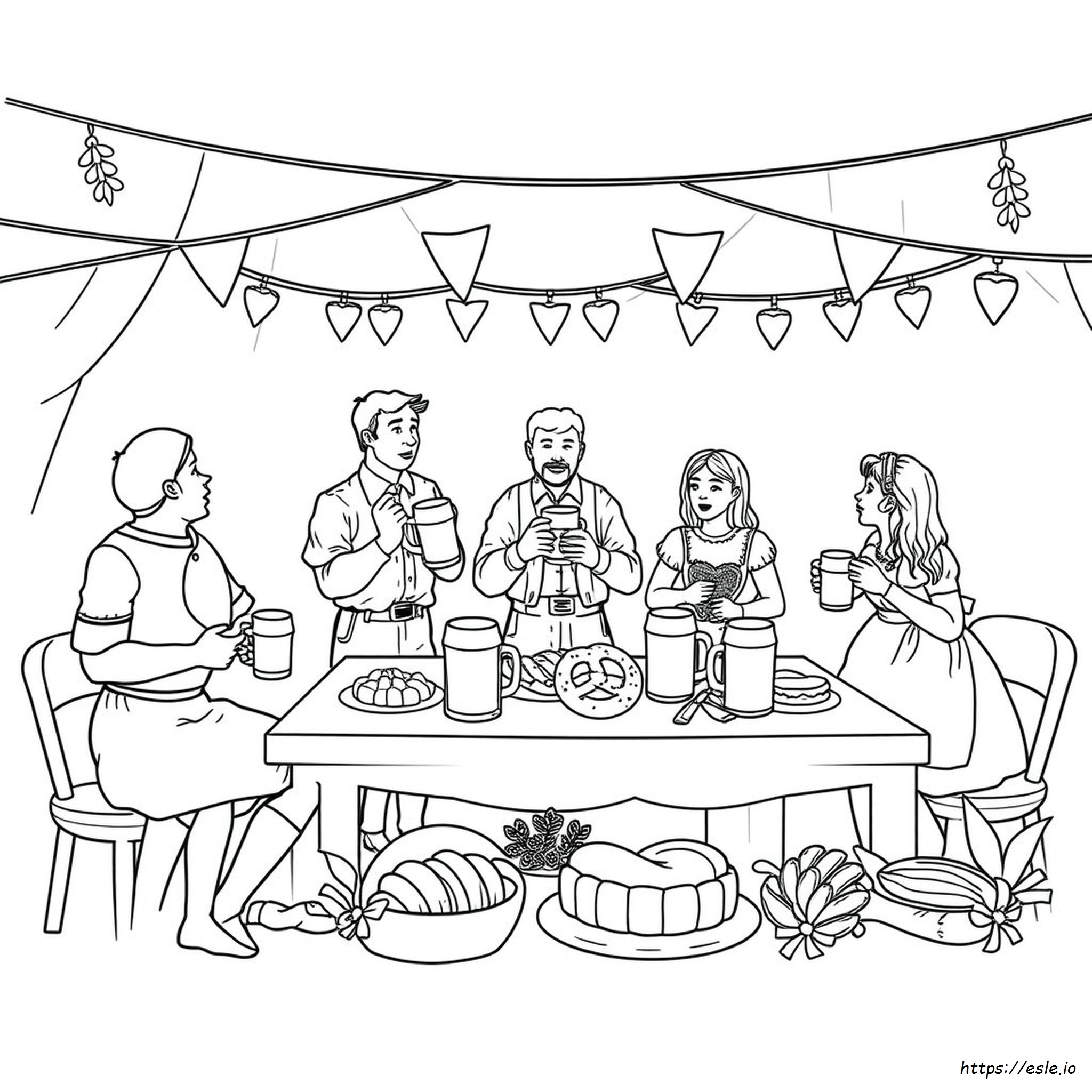 Oktoberfest Coloring Pages Printable