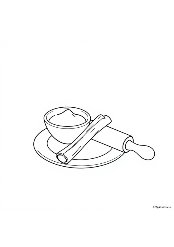 Cinnamon Coloring Page