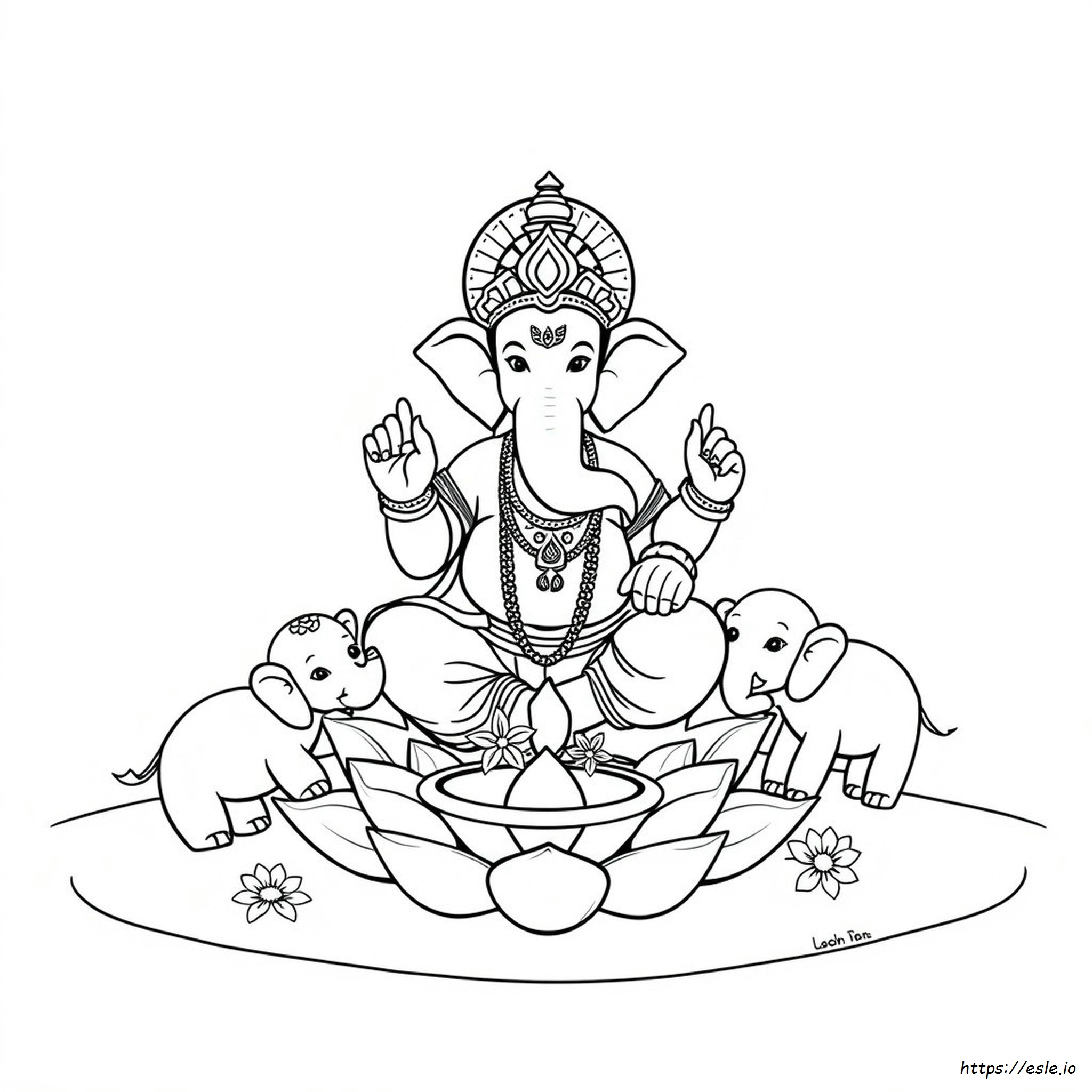 Ganesha Images For Colouring