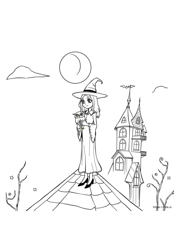 Wednesday Adams Colouring