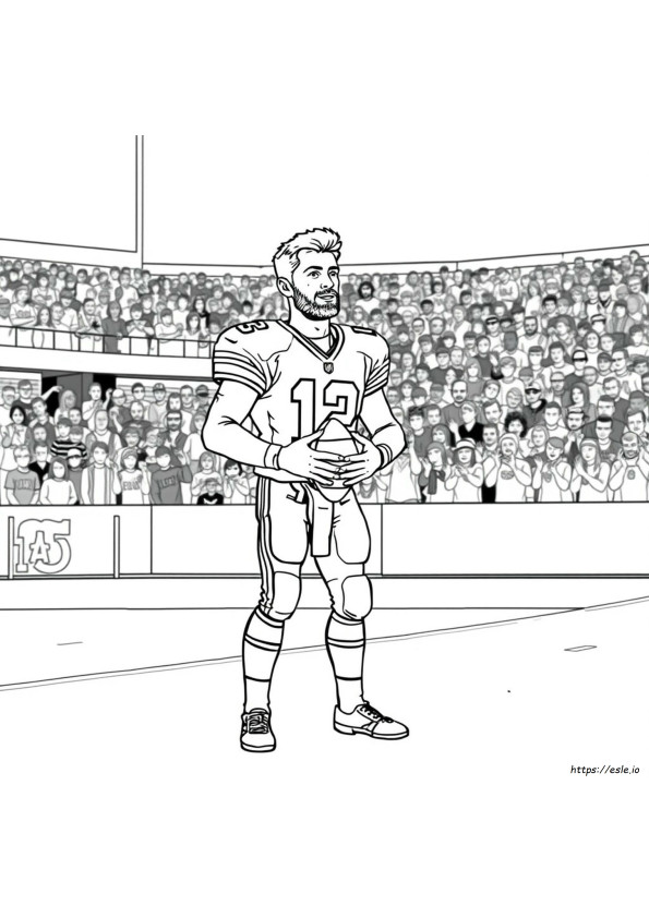 Tom Brady Da Colorare E Stampare