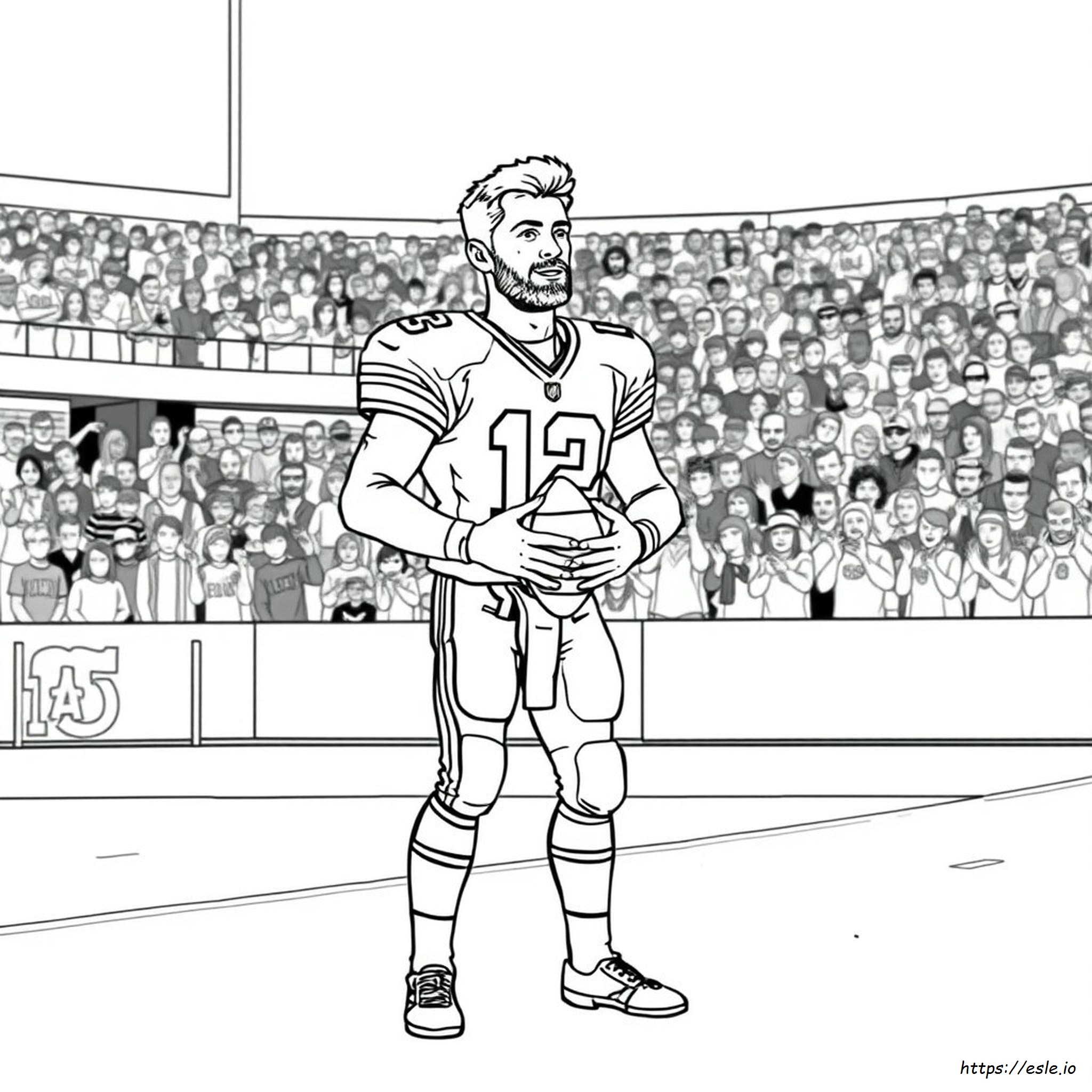 Tom Brady Gambar Mewarnai Gratis
