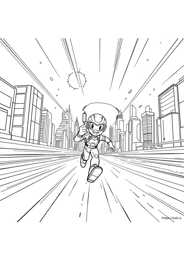 Sonik Coloring Pages
