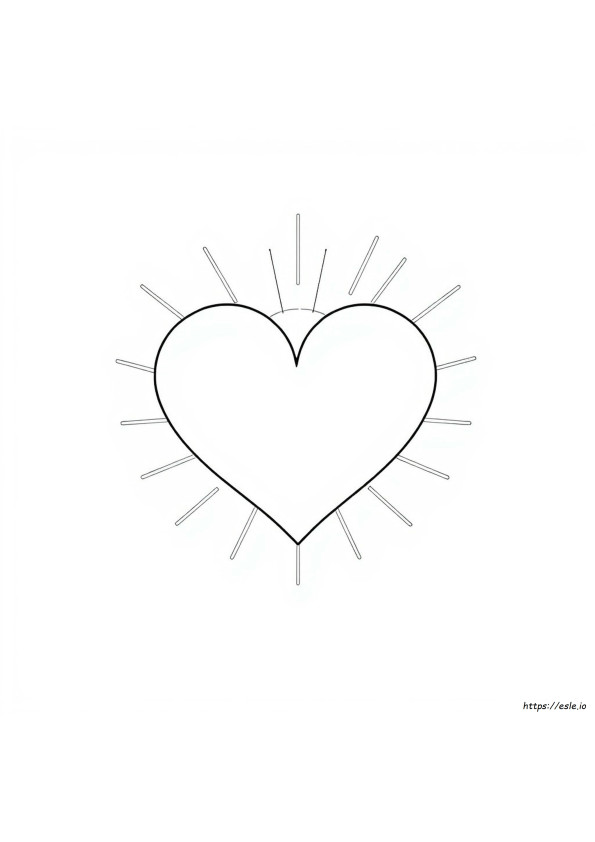 Clean Heart Coloring Page