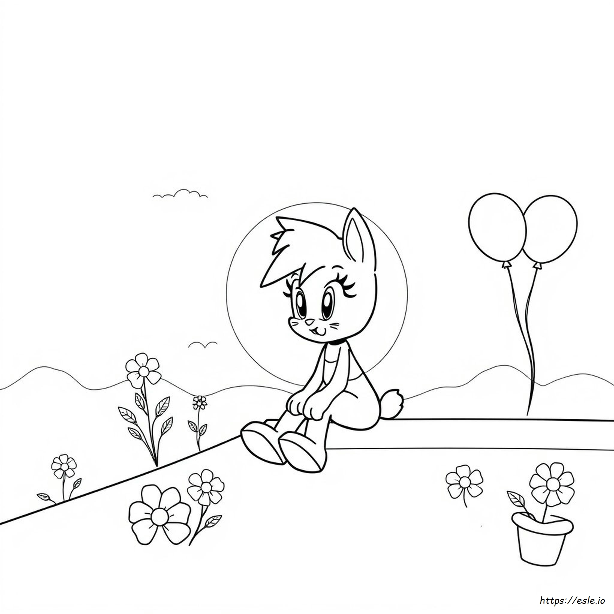 Amy Rose Ausmalbilder