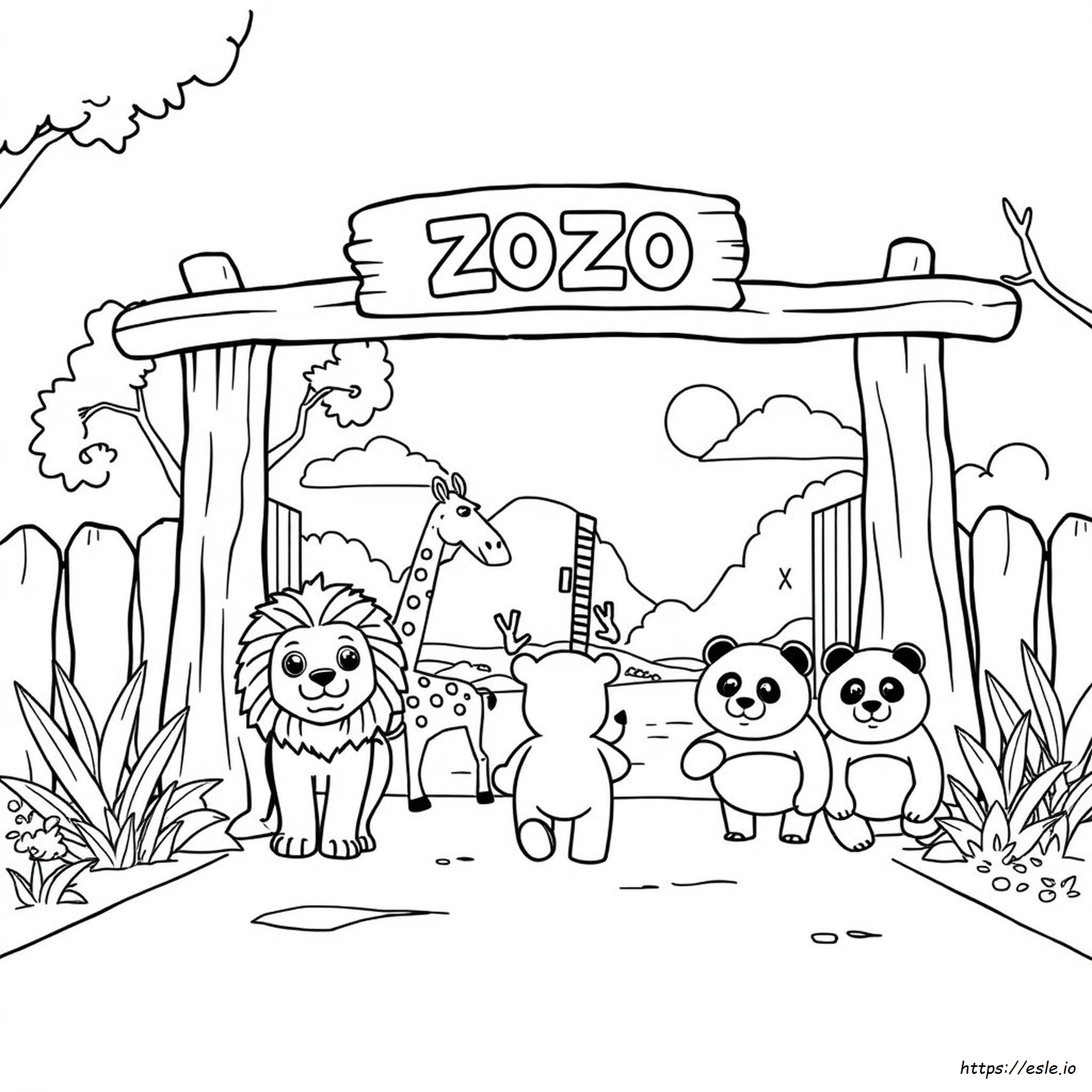 Dear Zoo Coloring Pages