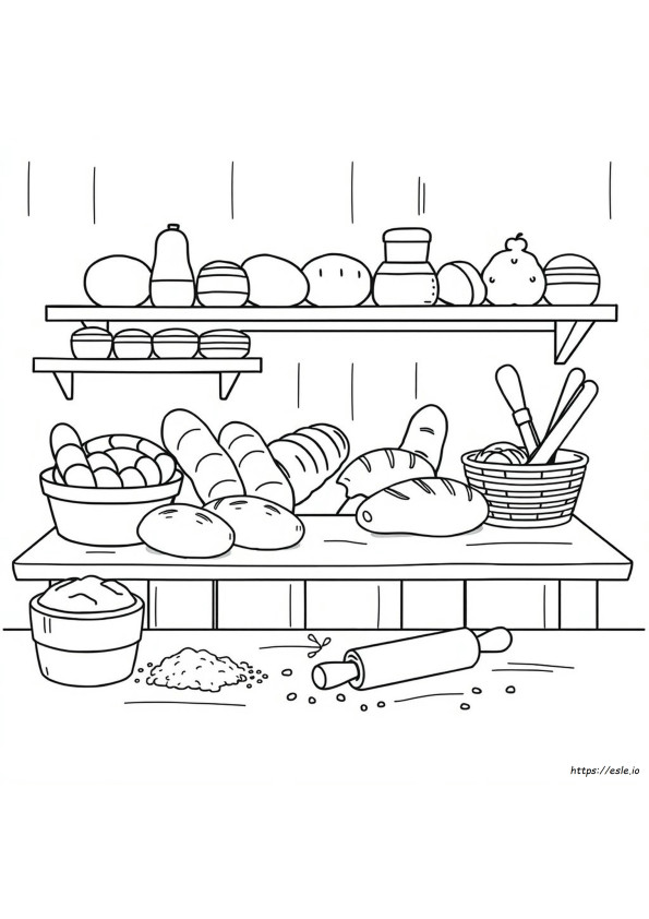 Disegni Da Colorare: Panetteria