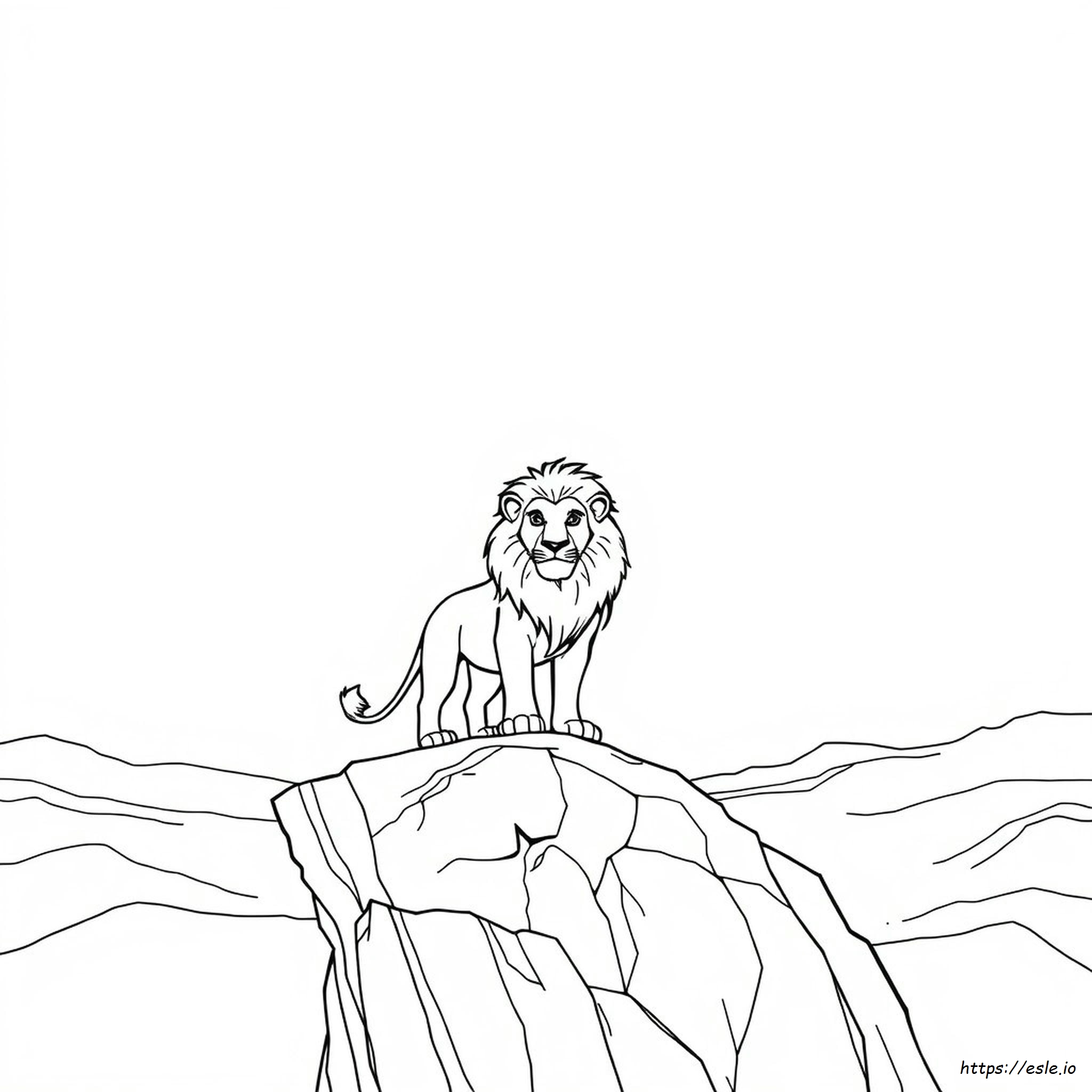Free Lion Coloring Pages