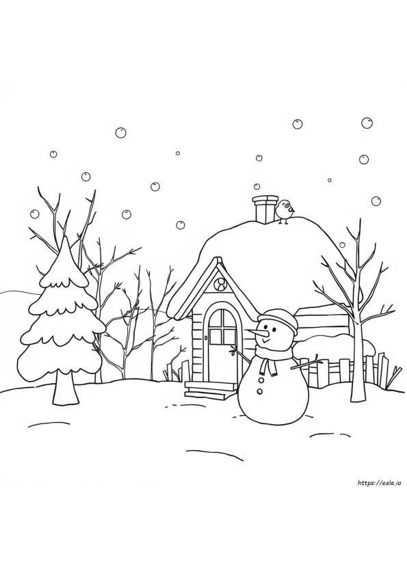 Desenhos De Inverno Para Colorir