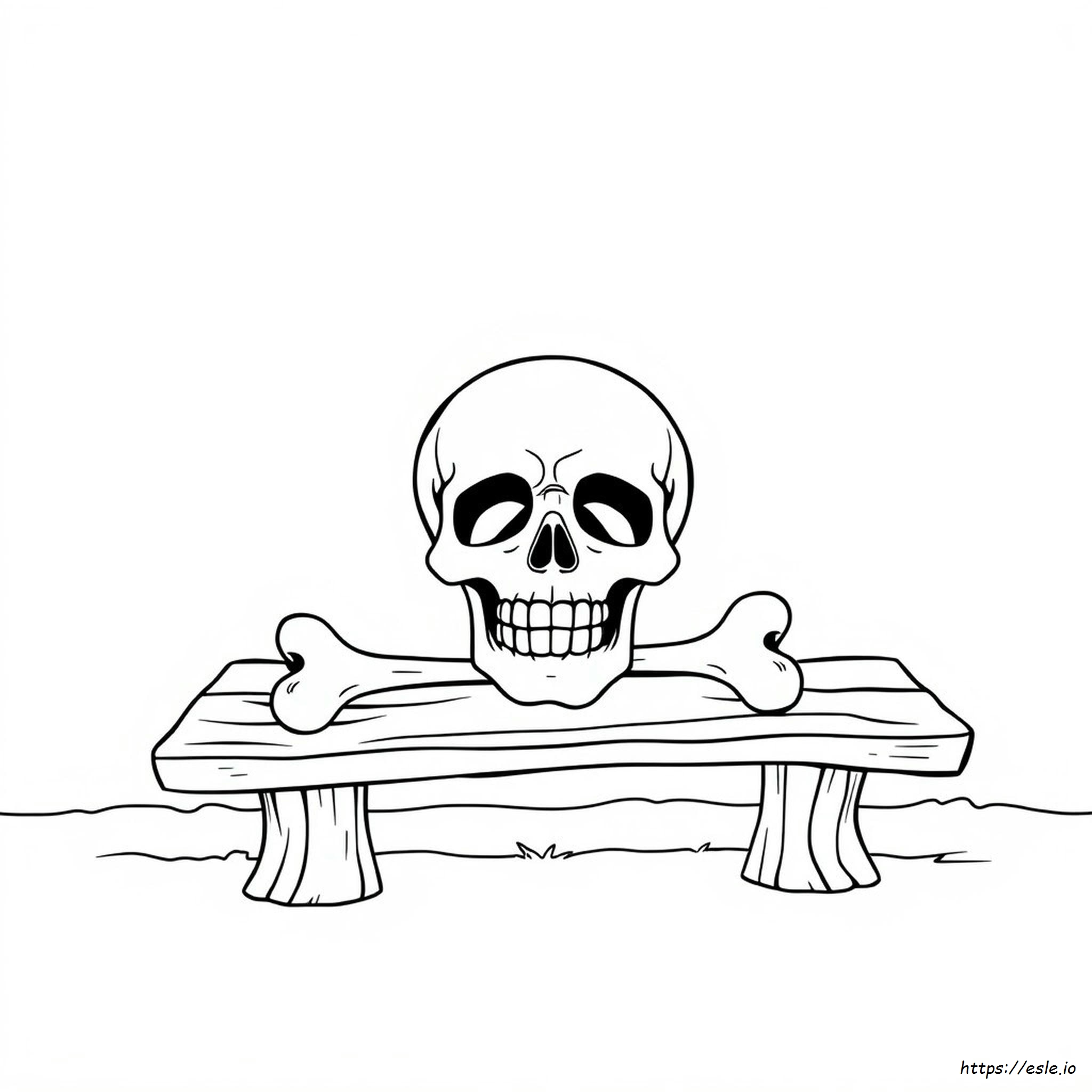 Free Printable Skull And Crossbones Coloring Pages