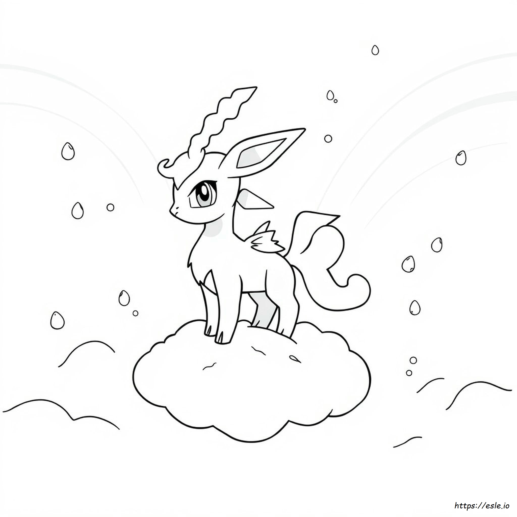 Vaporeon Pokémon Da Colorare
