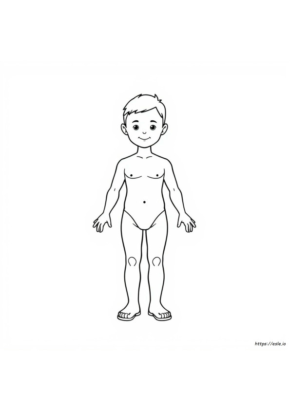Body Parts Coloring Pages For Toddlers
