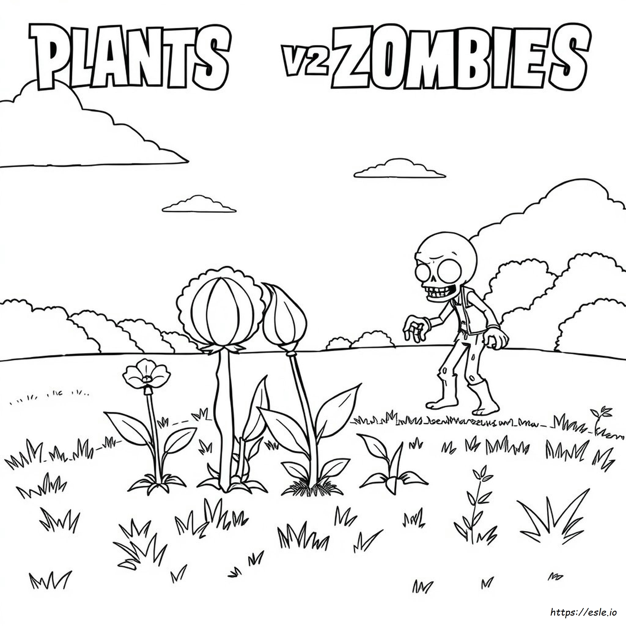 Plants Vs Zombies Coloring Book