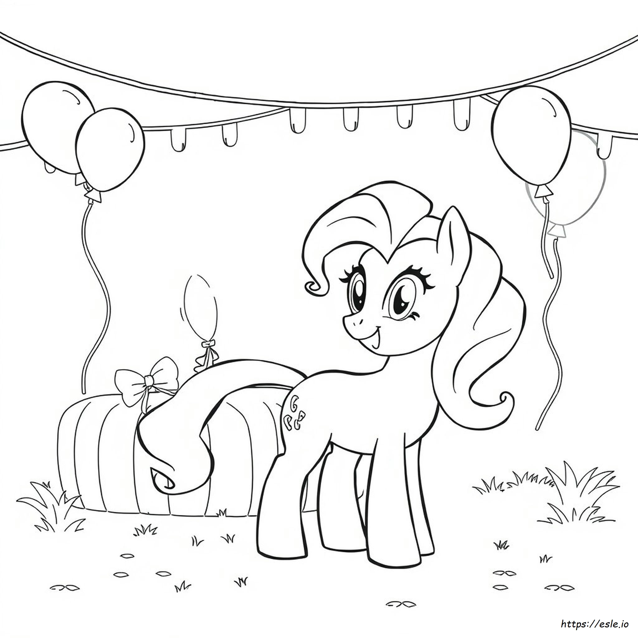 Pinkie Pie Coloring Page