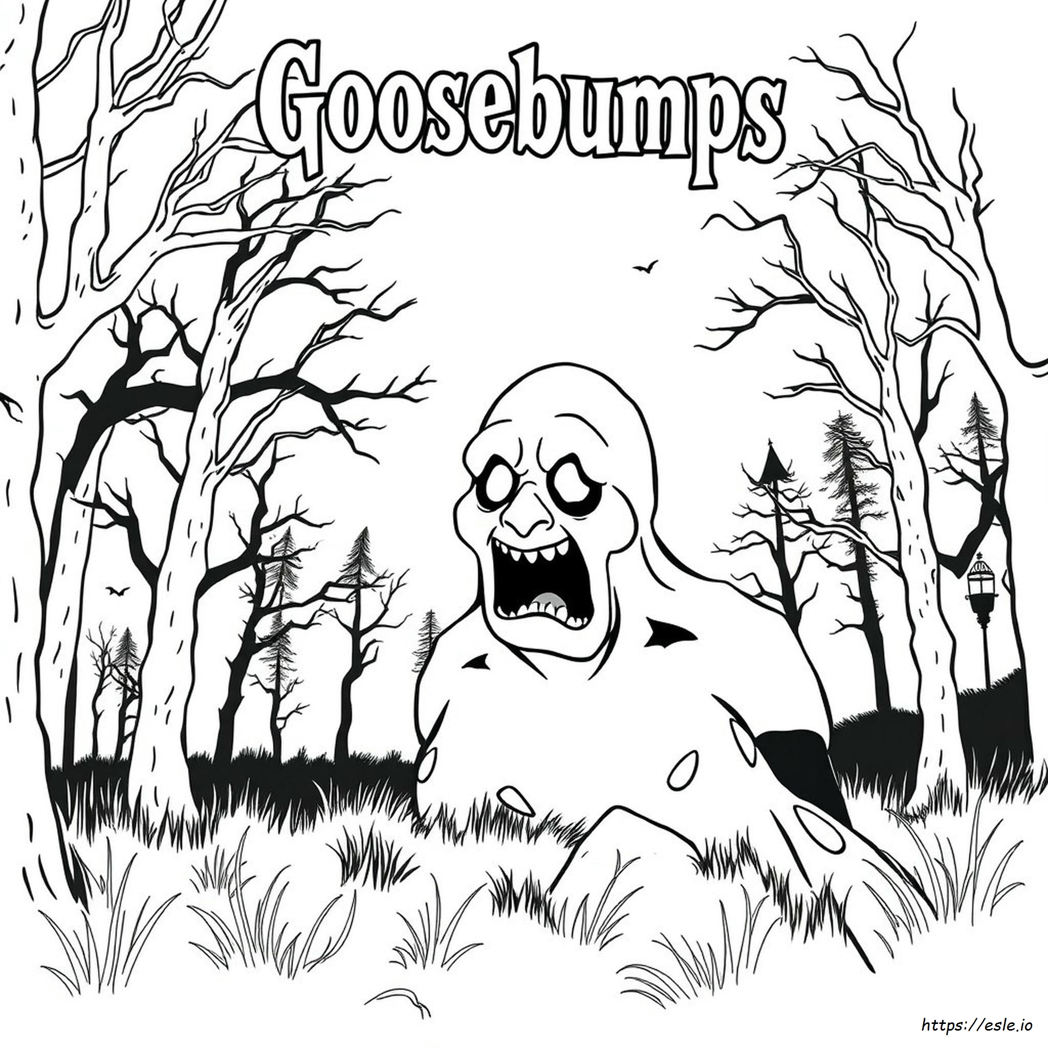 Goosebumps Colouring Pages