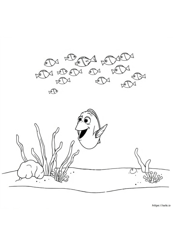 Dory Coloring Sheets