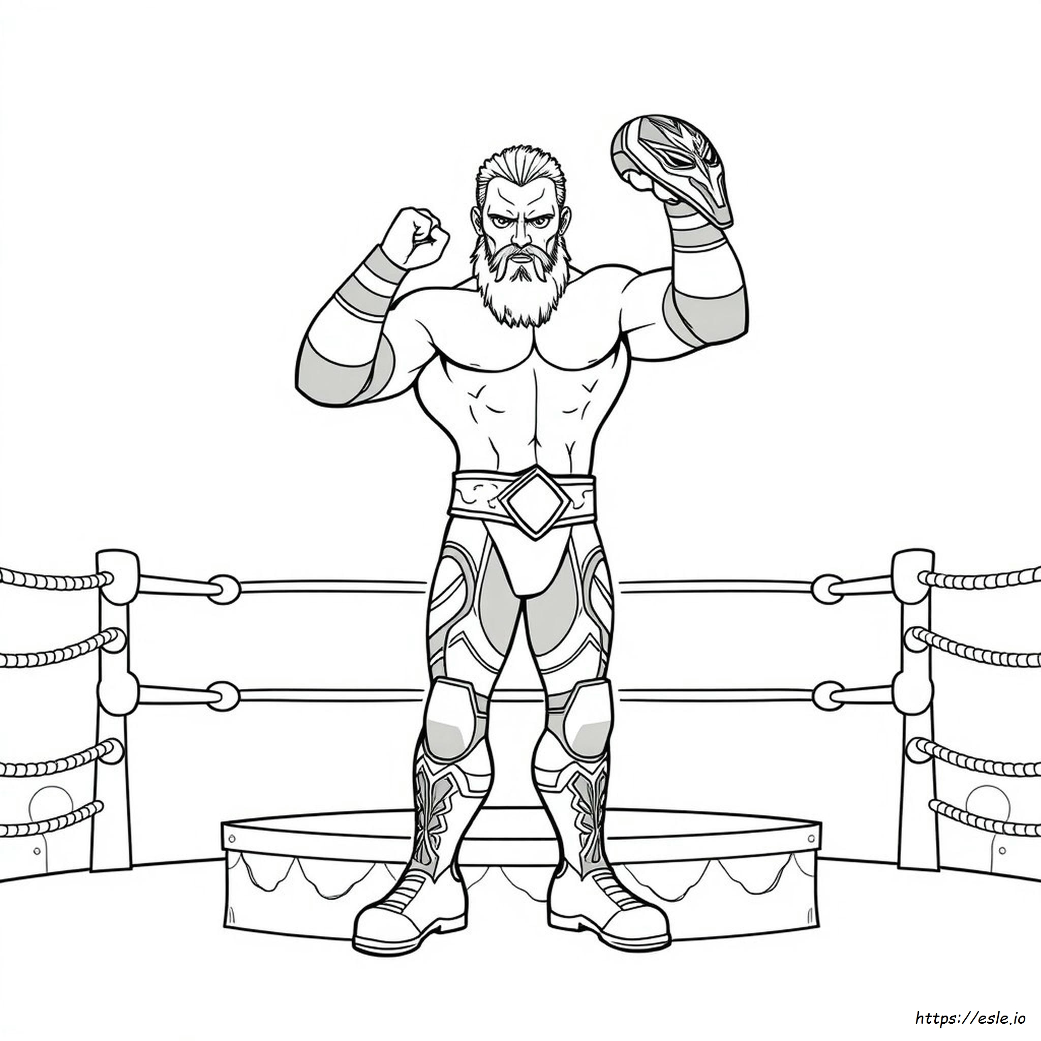 Finn Balor Boyama Sayfaları