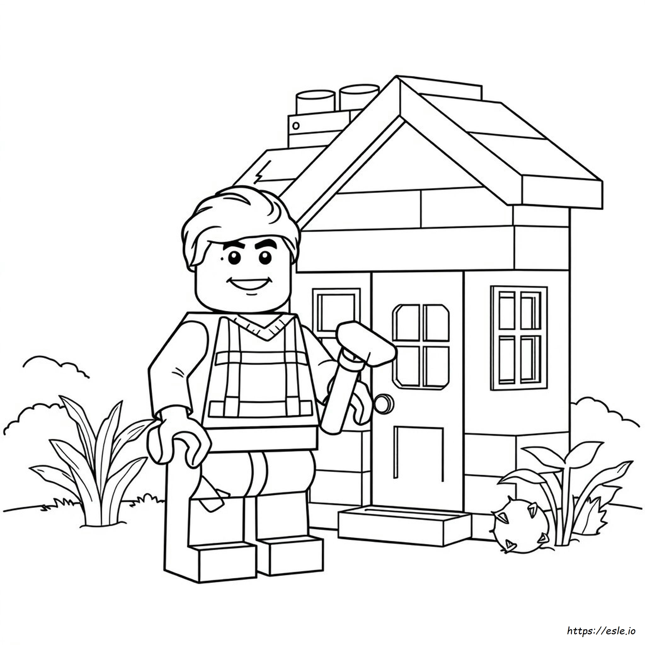 Lego Männchen Ausmalbild
