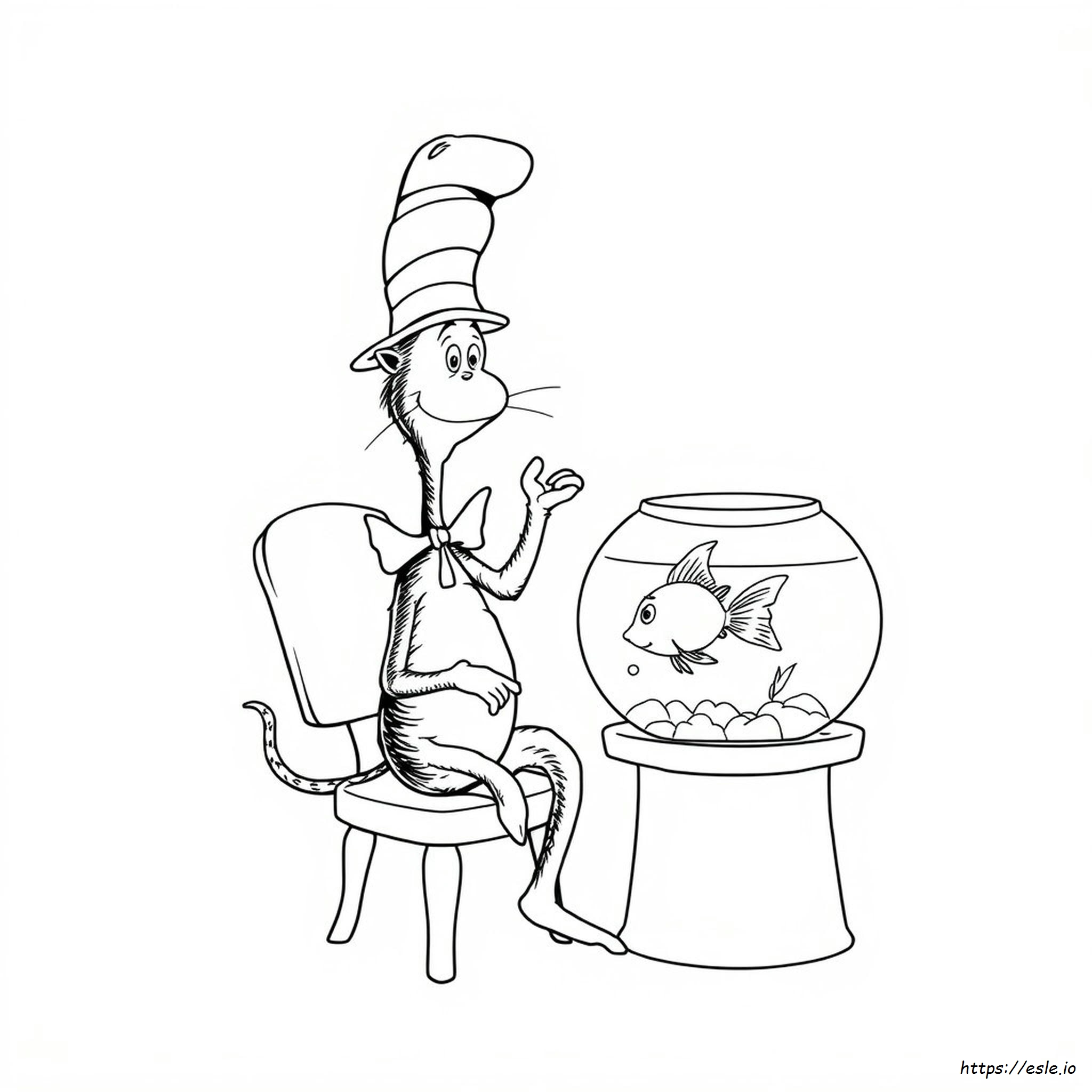 Dr Seuss Cat In The Hat Coloring