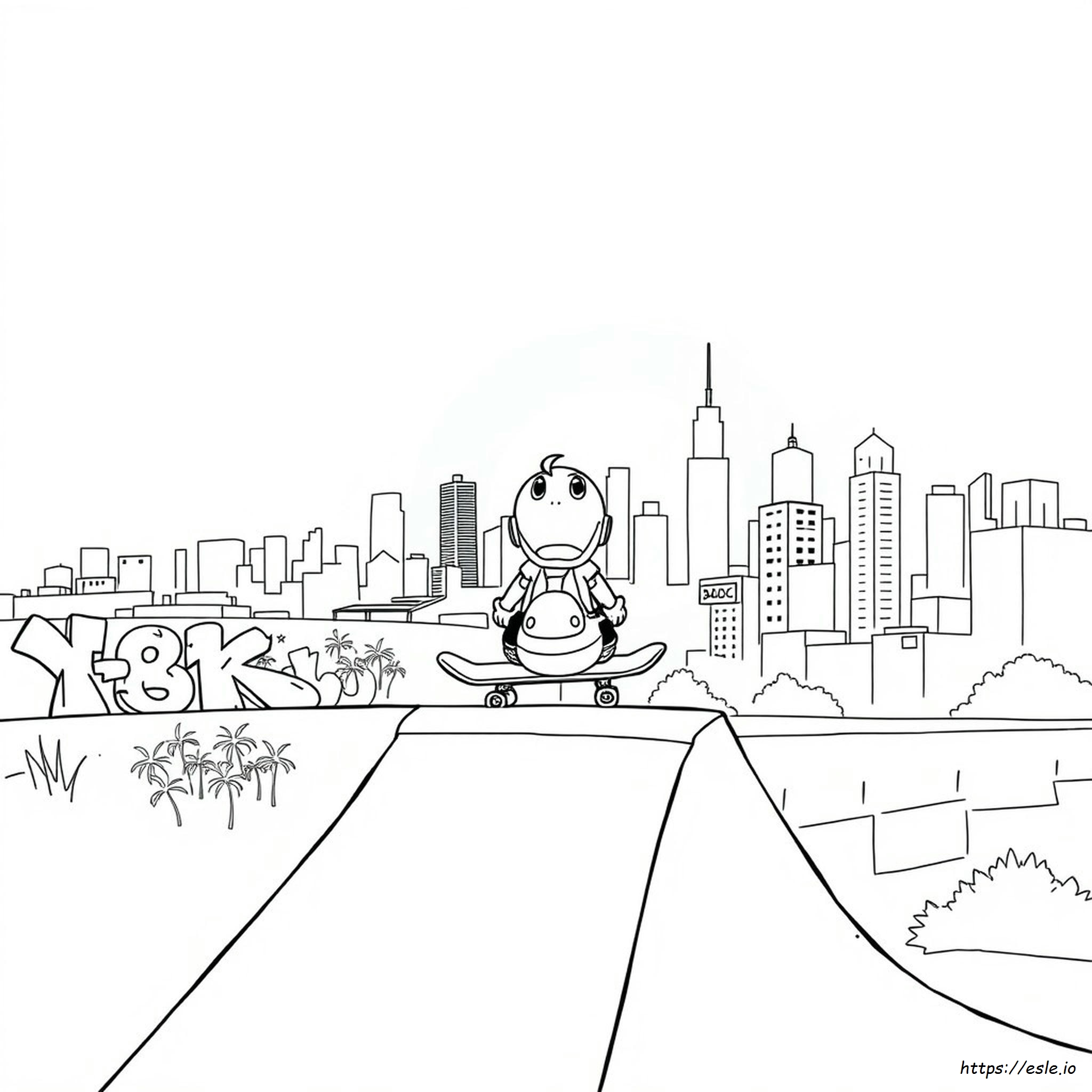 Coloriage Y8 à imprimer