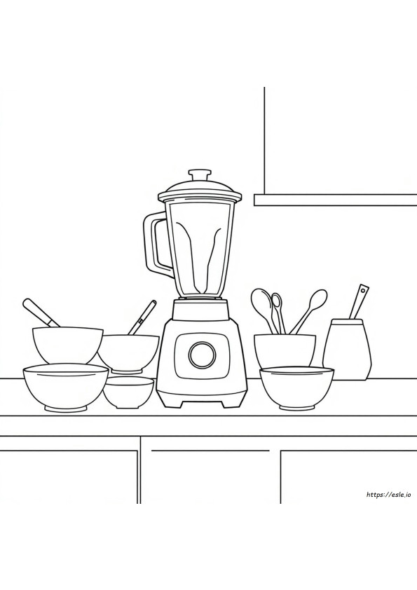 Gambar Mewarnai Blender