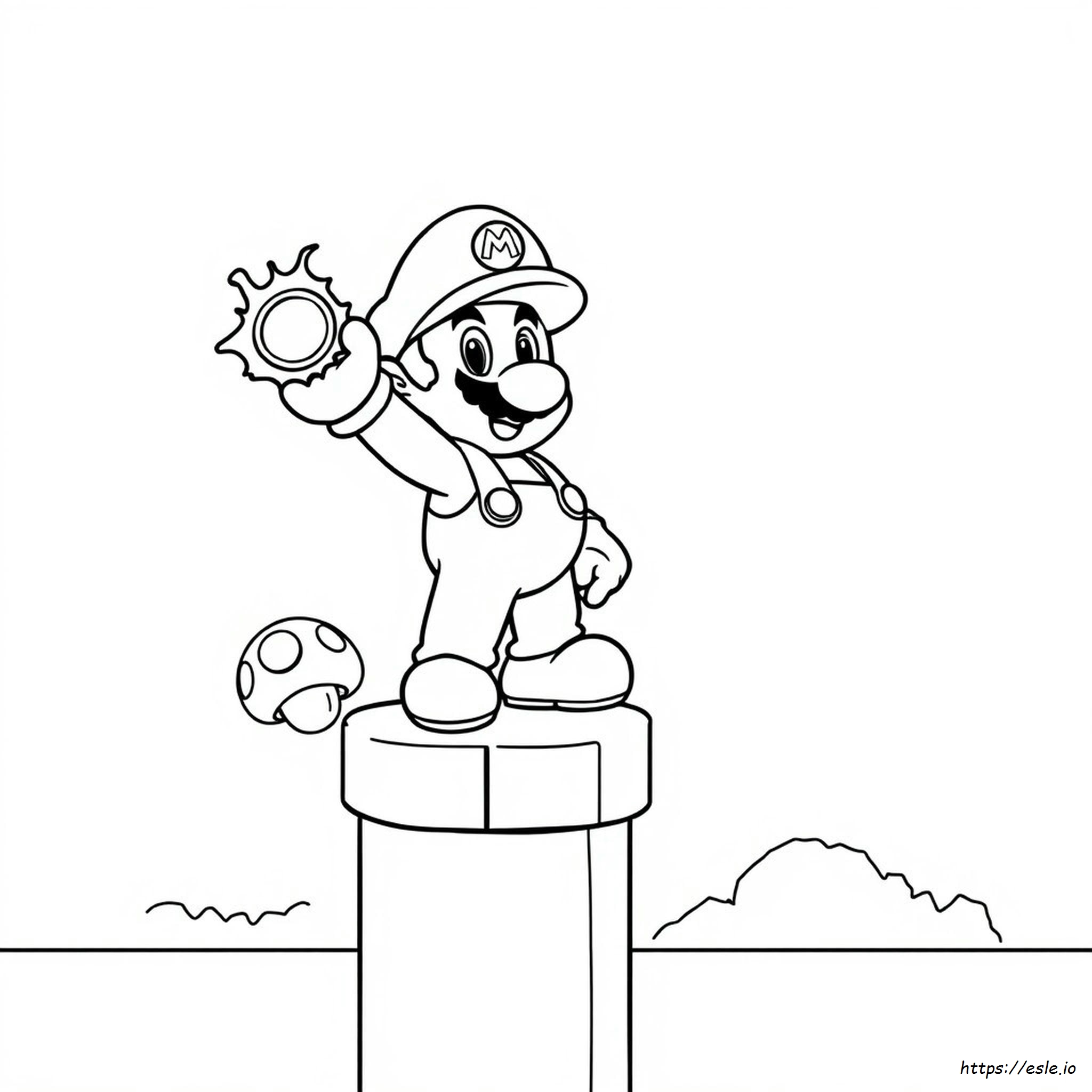 Mario Bros 2 Coloring Pages