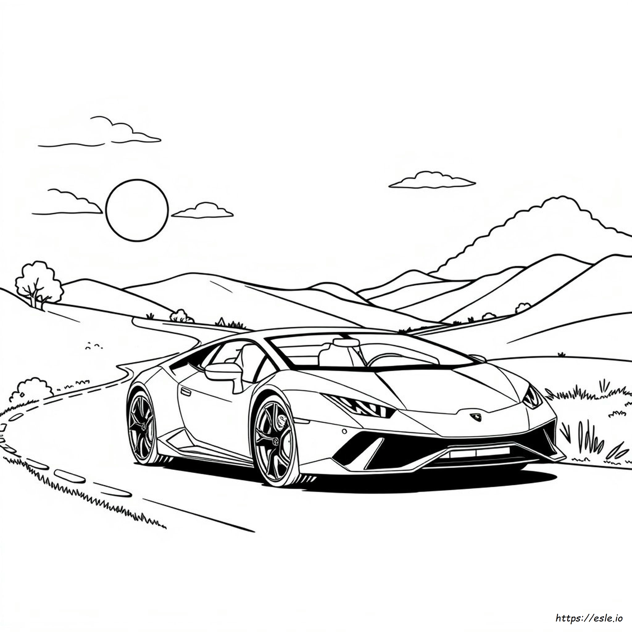 Kolorowanki Lamborghini Huracan
