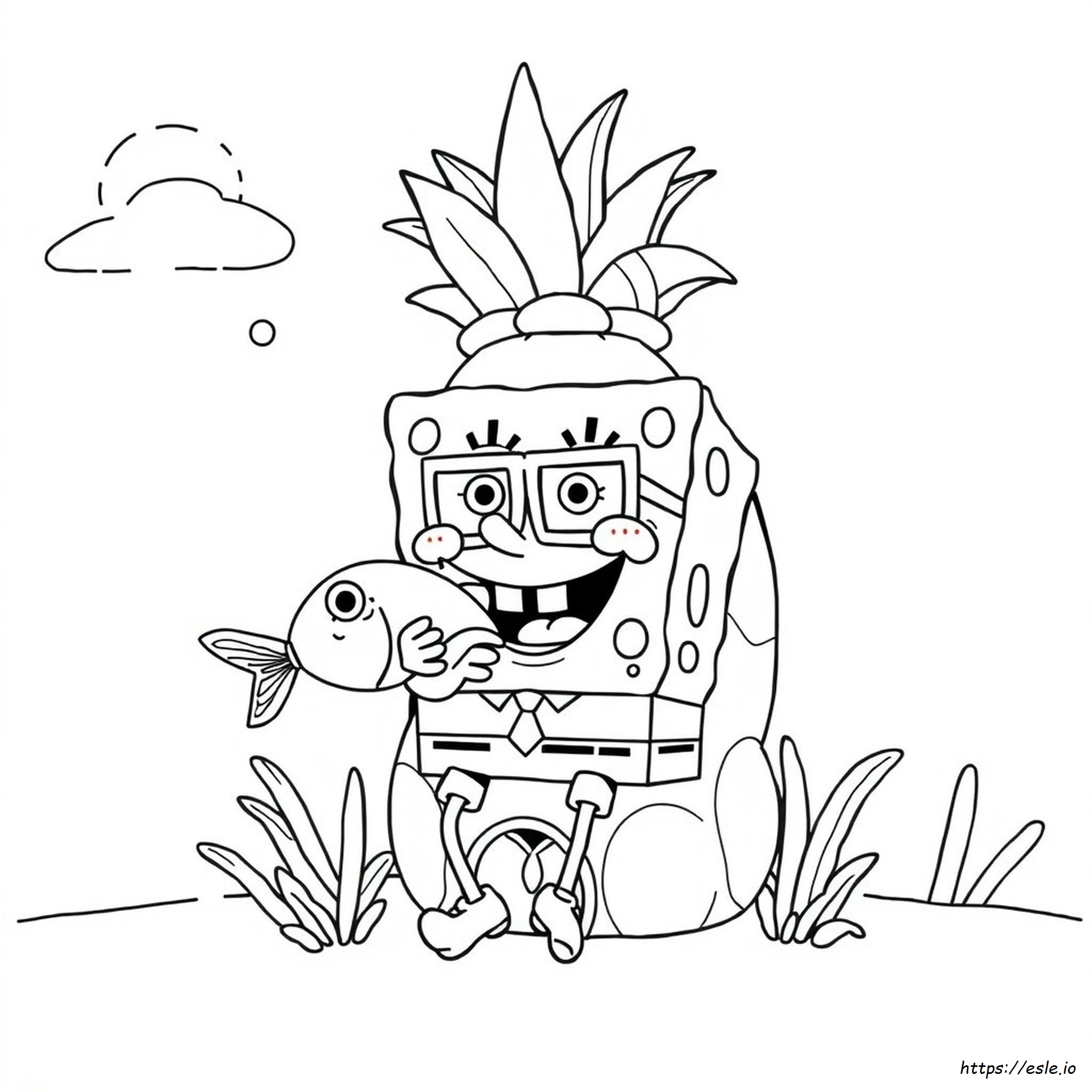 Kolorowanki Spomgebob
