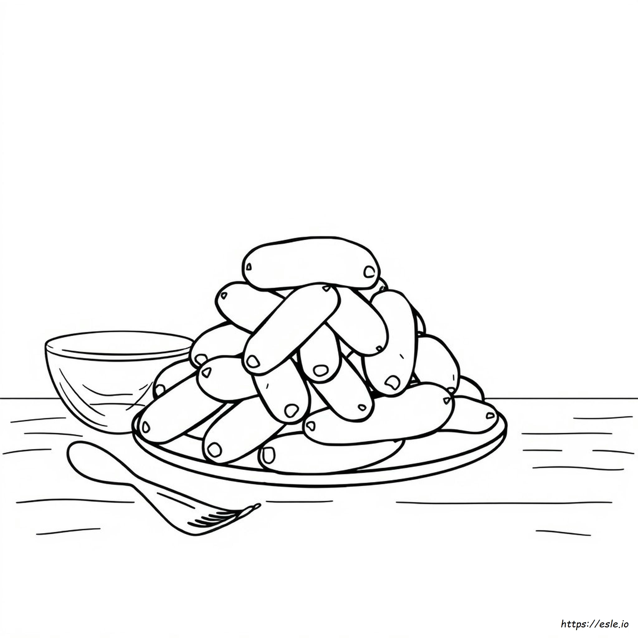 Free Printable Pickle Coloring Page