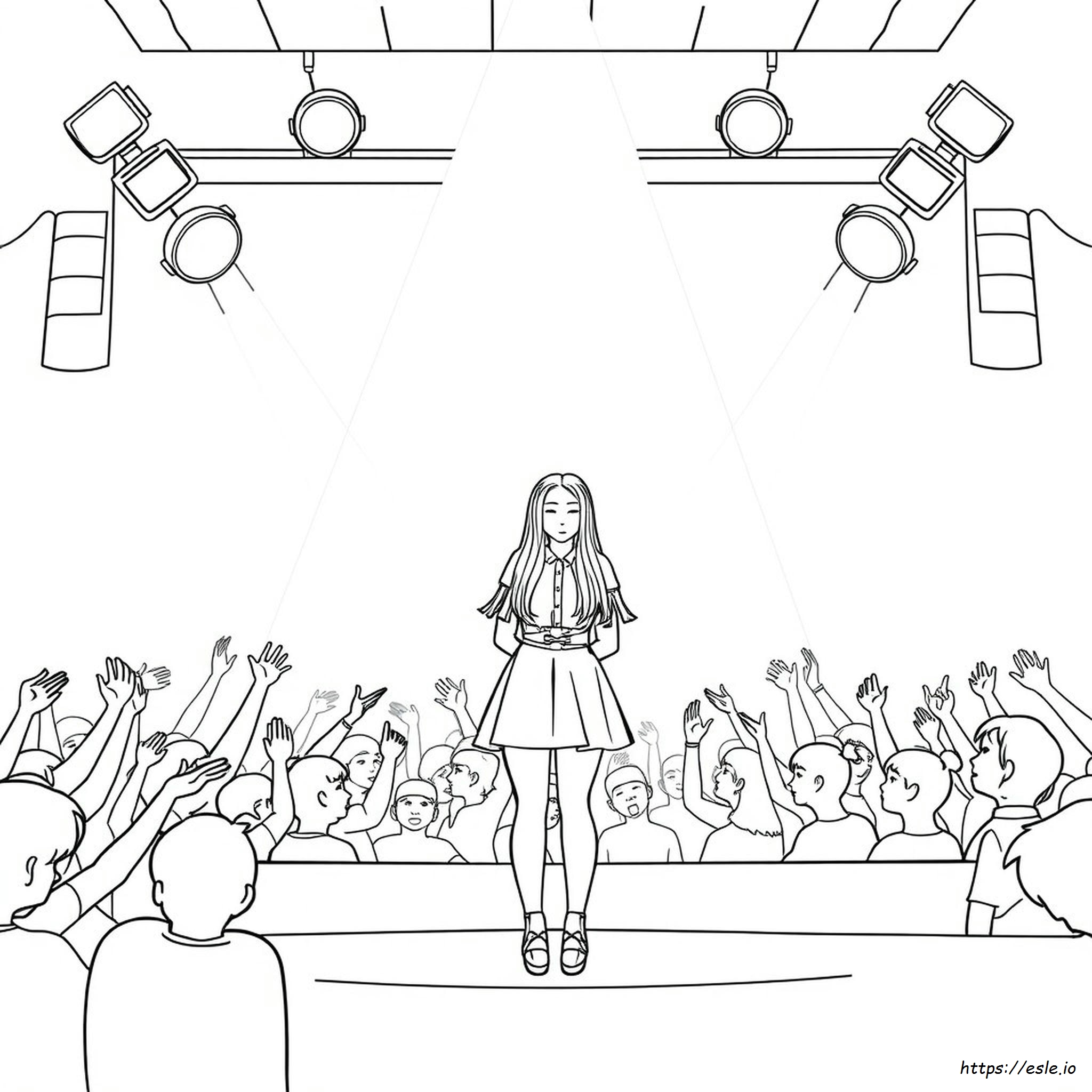 Jisoo Gambar Mewarnai
