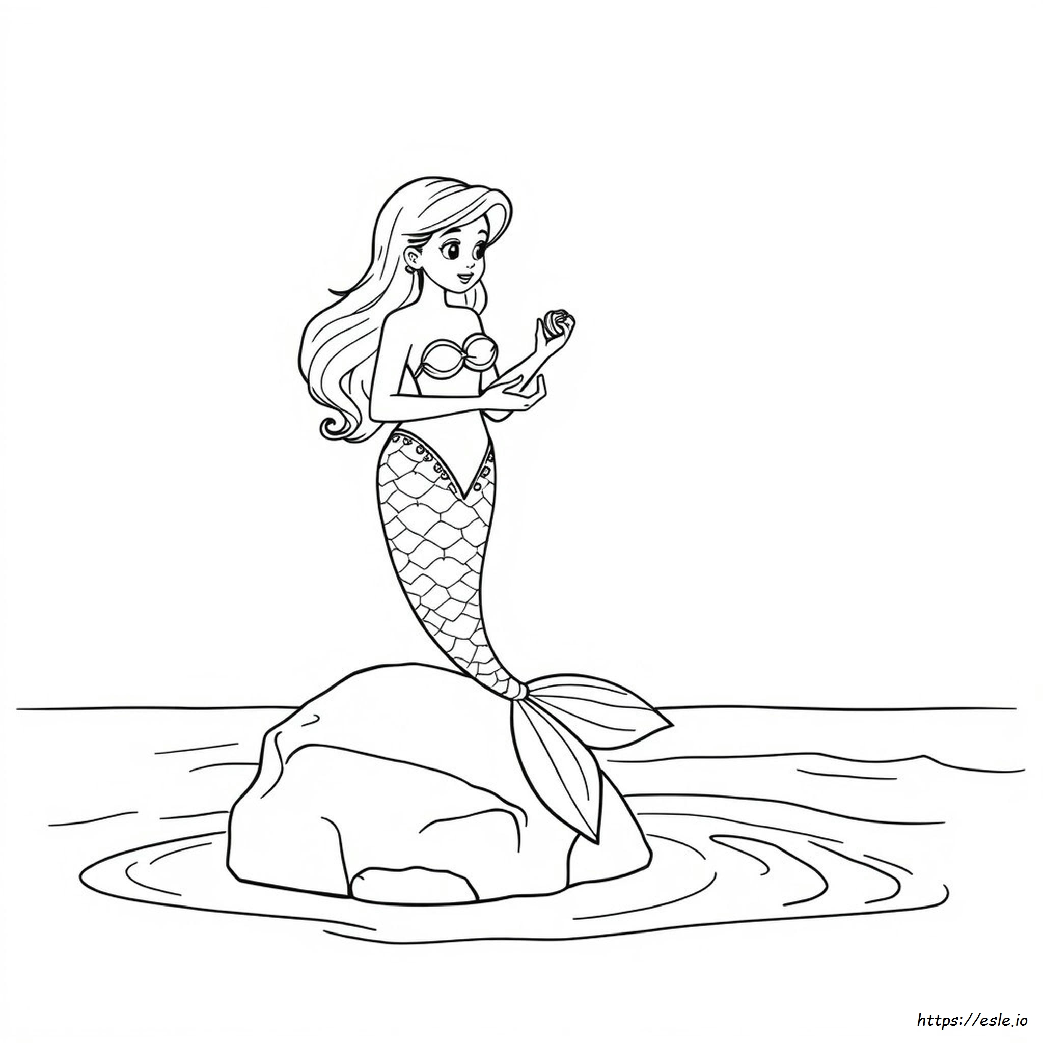 Livre De Coloriage Sirène
