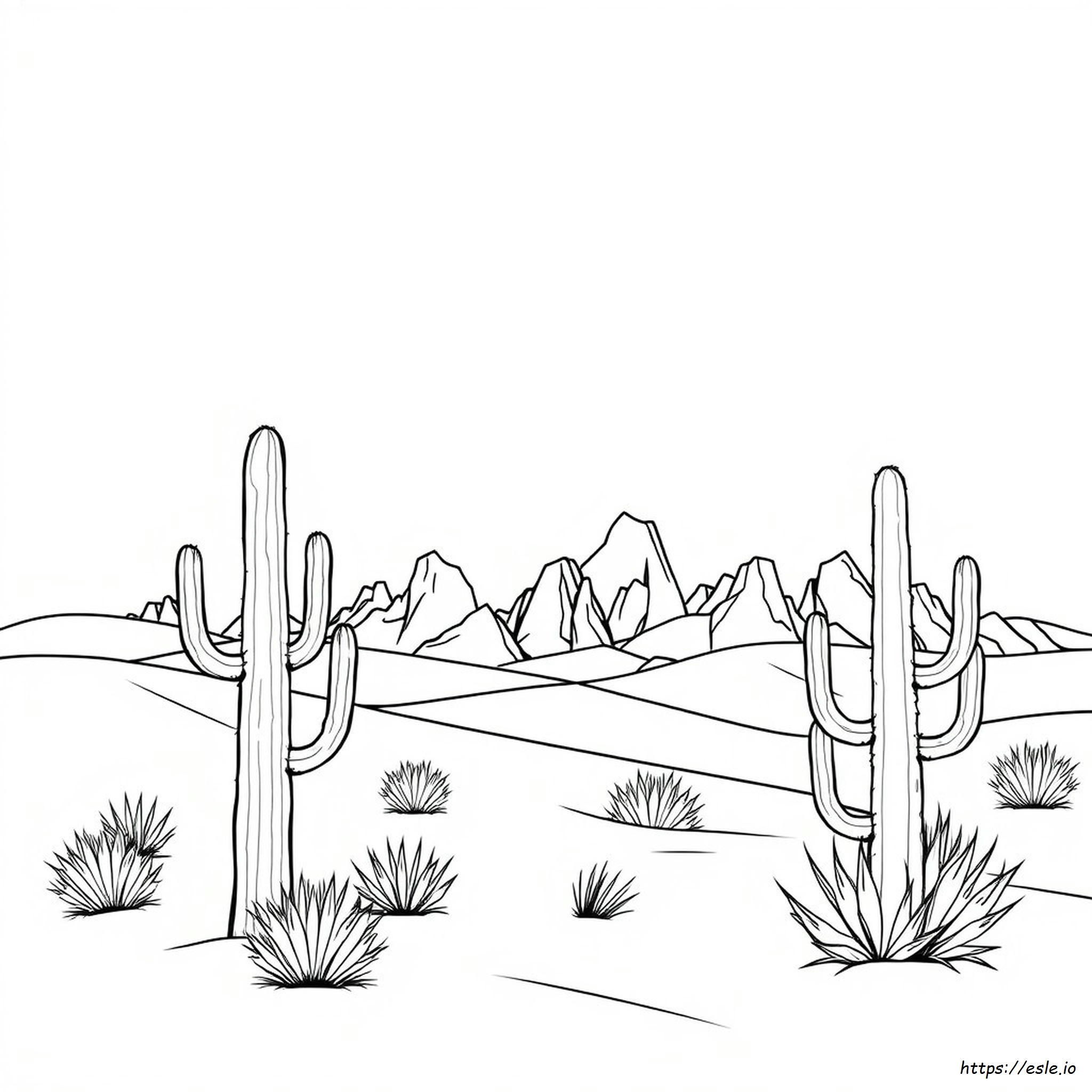 Free Printable Desert Coloring Pages