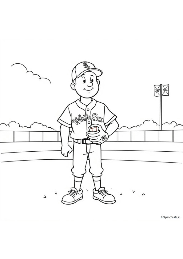 White Sox Coloring Pages