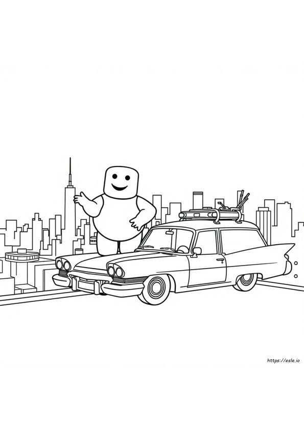 Marshmallow Man Ghostbusters Coloring Pages