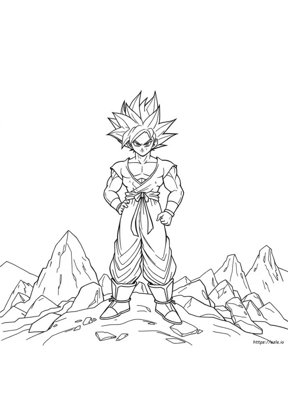 Goku Ssj4 Kleurplaten
