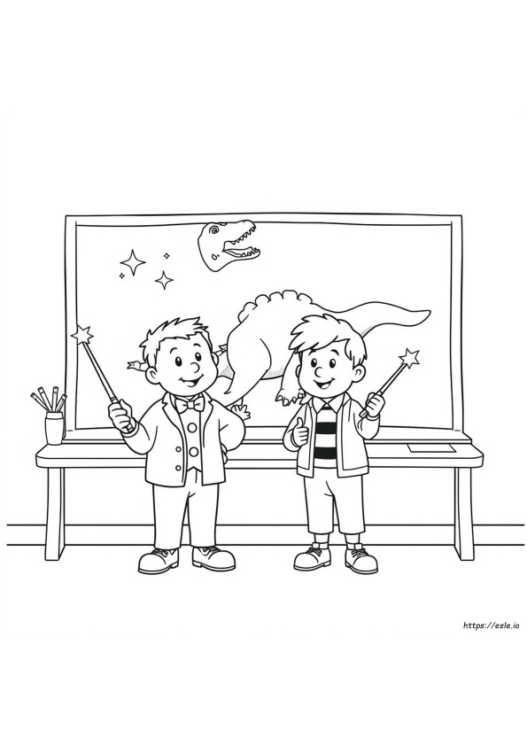George Und Harold Ausmalbilder