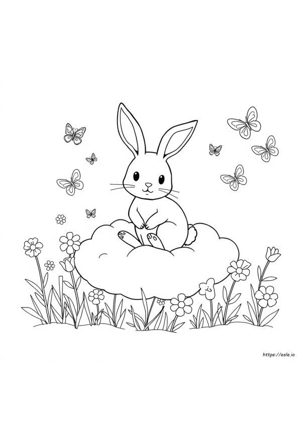 Rabbit Coloring Pages For Preschoolers