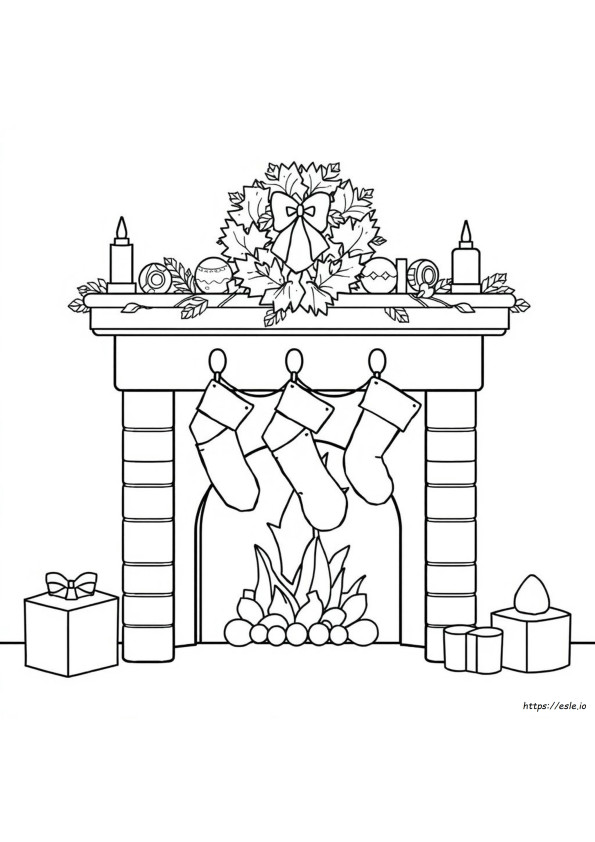 Free Printable Christmas Stocking Coloring