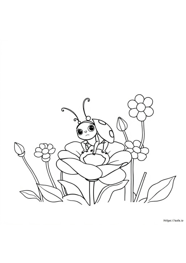 The Grouchy Ladybug Coloring Page