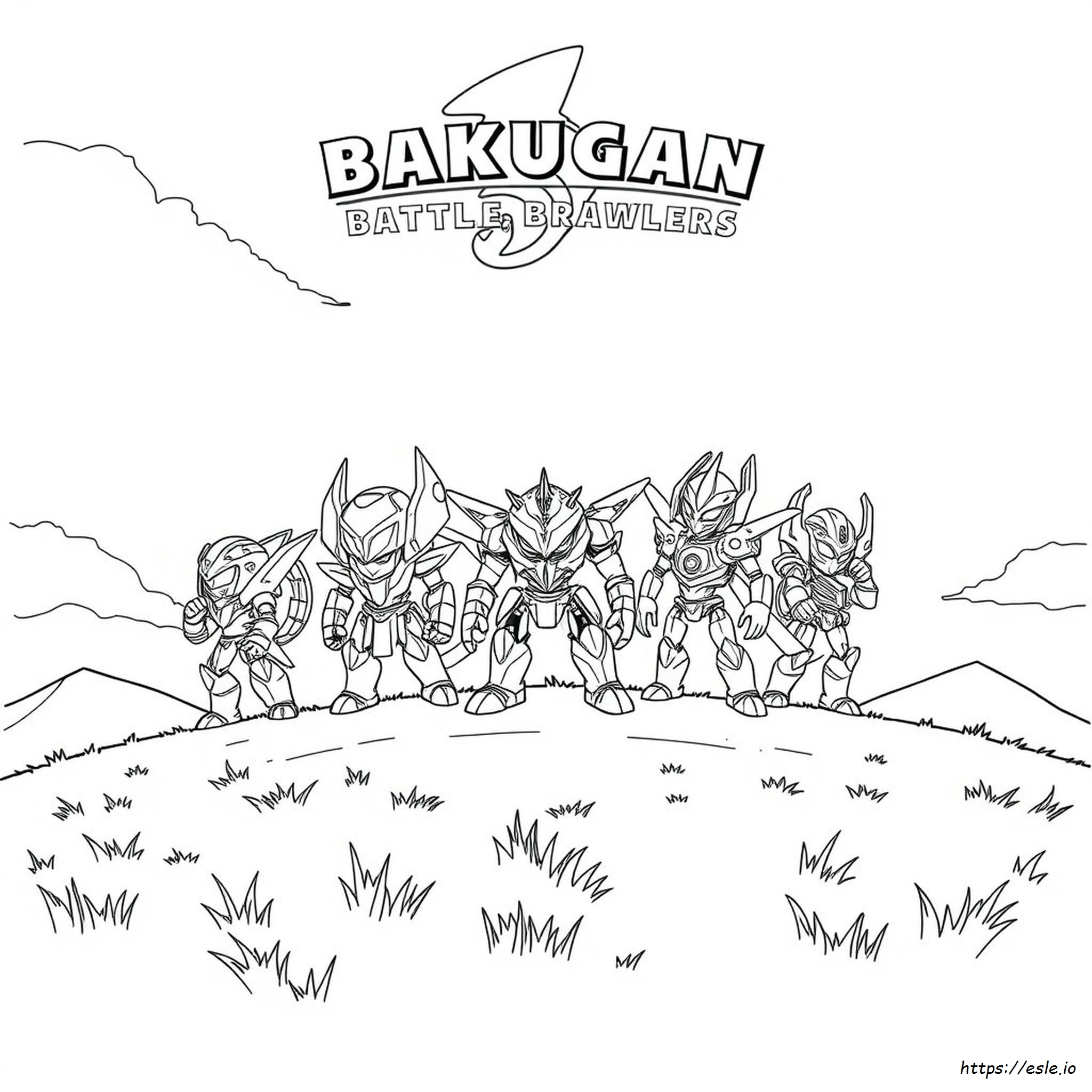 Bakugan Battle Brawlers Coloring Pages