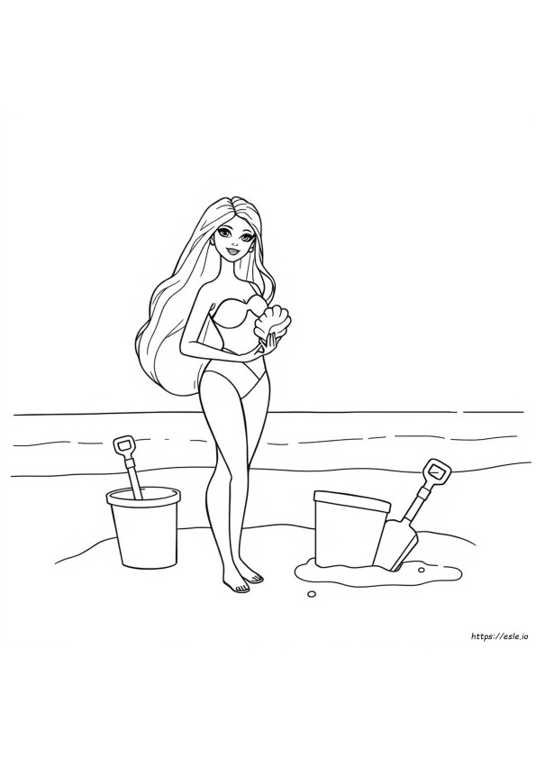 Barbie Mewarnai Gambar