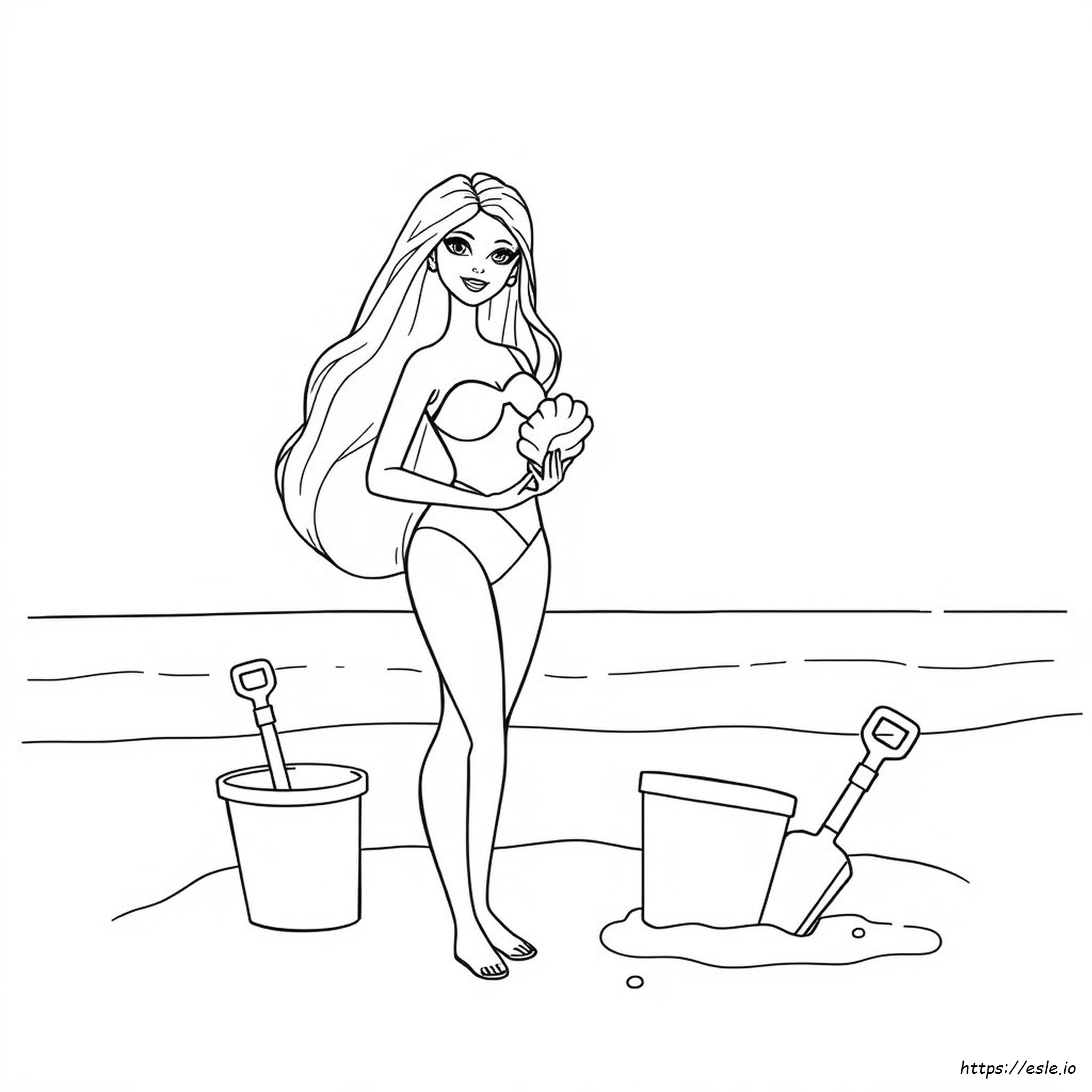 Barbie Színező - Ingyenes PDF Kifestő