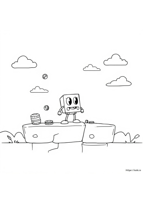 Sticky Lankybox Coloring Pages