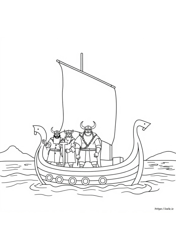 Dibujos De Vikingos Para Colorear